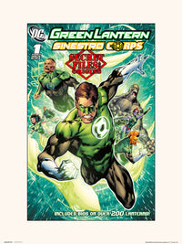 Grupo Erik Dc Comics Green Lantern Sinestro Corps 1 Art Print 30x40cm | Yourdecoration.co.uk