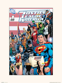 Grupo Erik Dc Comics Justice Leage Of America Volume 2 No.1 Art Print 30x40cm | Yourdecoration.co.uk