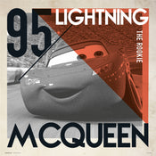 Grupo Erik Disney Cars Lightning Mcqueen Art Print 30x30cm | Yourdecoration.co.uk