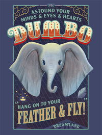 Grupo Erik Disney Dumbo Feather And Fly Art Print 30x40cm | Yourdecoration.co.uk