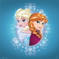 Grupo Erik Disney Frozen Anna En Elsa Art Print 30x30cm | Yourdecoration.co.uk