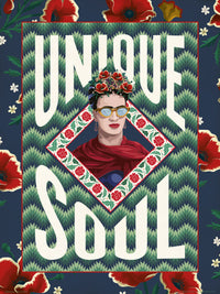 Grupo Erik Frida Kahlo Unique Soul Art Print 30x40cm | Yourdecoration.co.uk