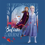 Grupo Erik Frozen Believe In The Journey Art Print 30x30cm | Yourdecoration.co.uk