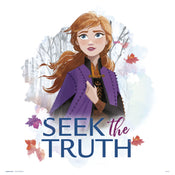 Grupo Erik Frozen Find Your Strength Art Print 30x30cm | Yourdecoration.co.uk