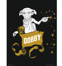 Grupo Erik Harry Potter Dobby Art Print 30x40cm | Yourdecoration.co.uk