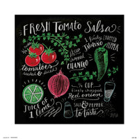Grupo Erik Lily And Val Fresh Tomata Salsa Art Print 30x30cm | Yourdecoration.co.uk