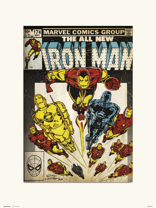 Grupo Erik Marvel Iron Man 174 Art Print 30x40cm | Yourdecoration.co.uk