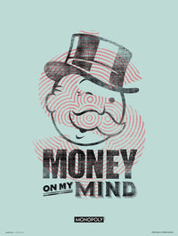 Grupo Erik Monopoly Money On My Mind Art Print 30x40cm | Yourdecoration.co.uk