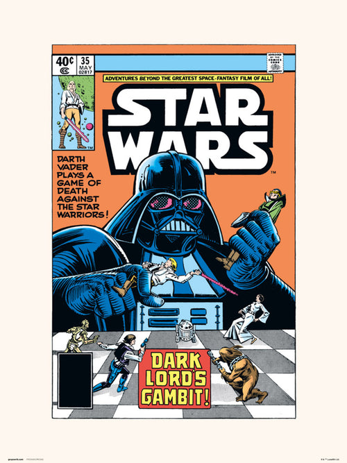 Grupo Erik Star Wars 35 Dark Lords Gambit Art Print 30x40cm | Yourdecoration.co.uk