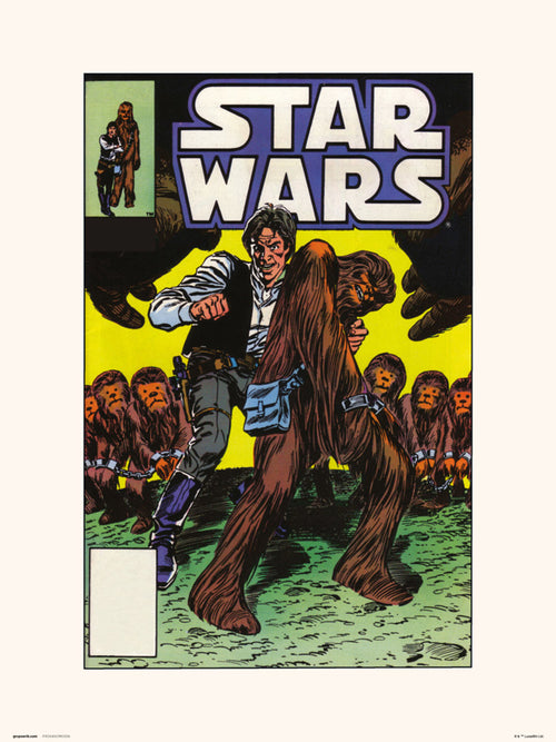 Grupo Erik Star Wars 91 Wookiee World Art Print 30x40cm | Yourdecoration.co.uk