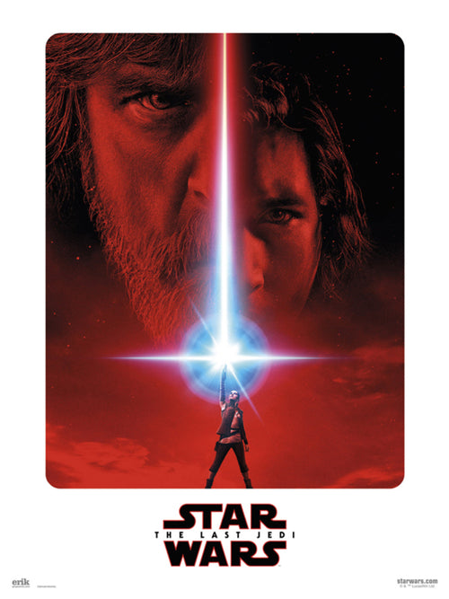 Grupo Erik Star Wars Vill The Last Jedi Art Print 30x40cm | Yourdecoration.co.uk