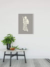 Komar Star Wars Silhouette Quotes Leia Art Print 40x50cm Sfeer | Yourdecoration.co.uk