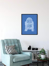 Komar Star Wars Silhouette Quotes R2D2 Art Print 30x40cm Sfeer | Yourdecoration.co.uk