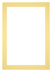 Passe-Partout Photo Frame Size 25x35 cm - Photo Size 15x25 cm - Yellow