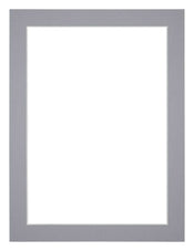 Passe-Partout Photo Frame Size 75x100 cm - Photo Size 61x91,5 cm - Gray