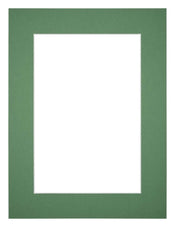 Passe-Partout Photo Frame Size 75x100 cm - Photo Size 60x90 cm - Green Forest