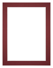 Passe-Partout Photo Frame Size 75x100 cm - Photo Size 61x91,5 cm - Wine Red