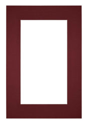 Passe-Partout Photo Frame Size 61x91,5 cm - Photo Size 50x70 cm - Wine Red