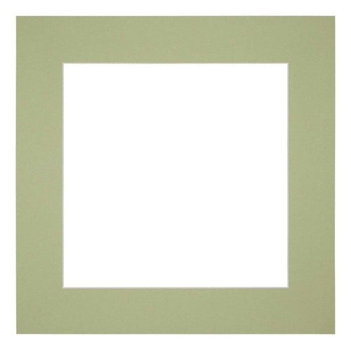 Passe-Partout Photo Frame Size 40x40 cm - Photo Size 20x20 cm - Mint green