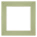 Passe-Partout Photo Frame Size 40x40 cm - Photo Size 20x20 cm - Mint green