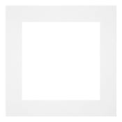 Passe-Partout Photo Frame Size 70x70 cm - Photo Size 55x55 cm - White
