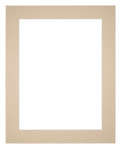 Passe-Partout Photo Frame Size 50x60 cm - Photo Size 40x50 cm - Beige