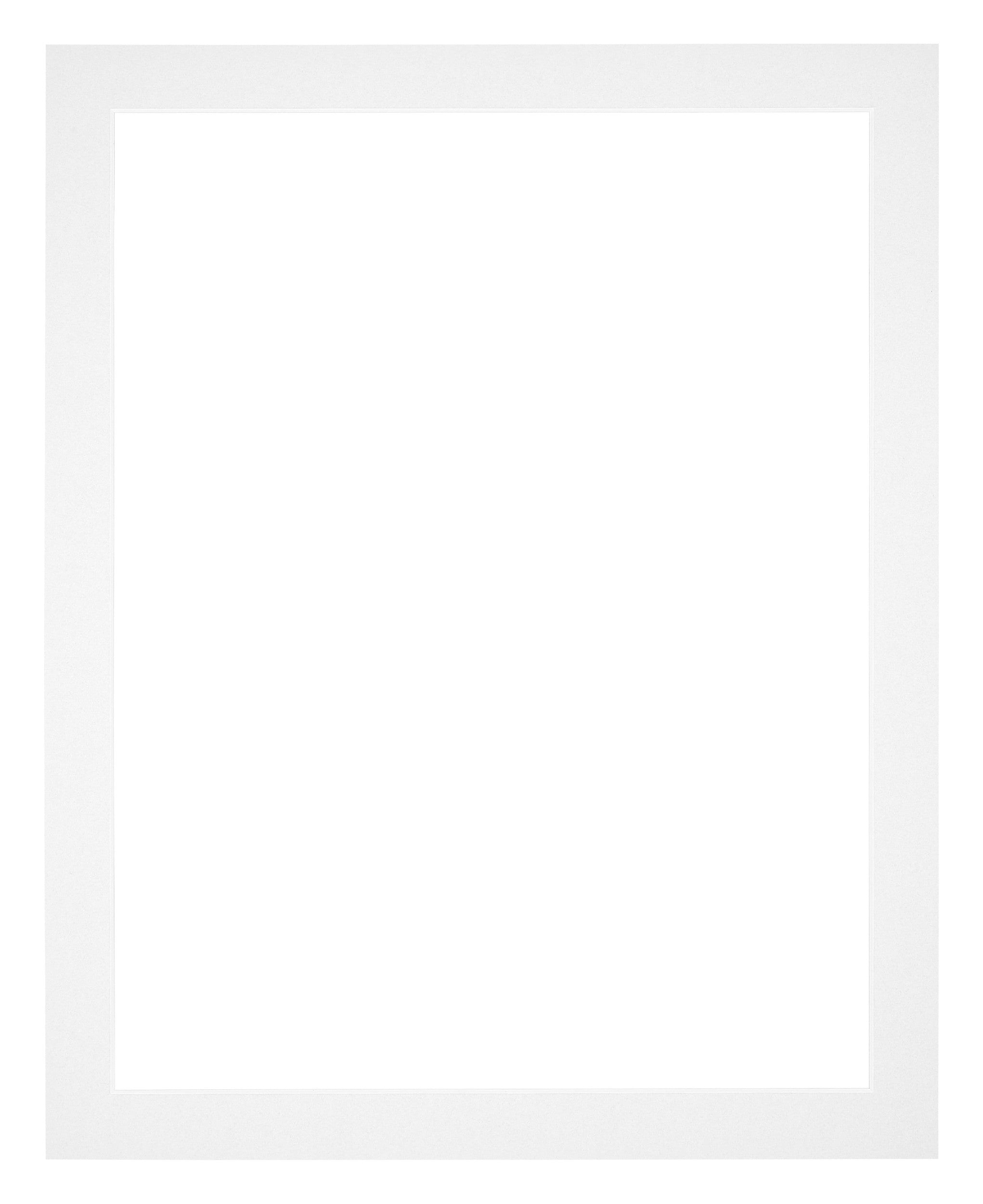 Passe Partout 25x30 cm - Photo Size 18x24 cm - White | Yourdecoration.co.uk