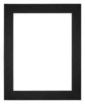 Passe-Partout Photo Frame Size 40x55 cm - Photo Size 30x45 cm - Black