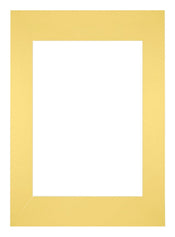 Passe-Partout Photo Frame Size 42x59,4 cm A2 - Photo Size 29,7x42 cm - Yellow