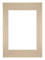 Passe-Partout Photo Frame Size 42x59,4 cm A2 - Photo Size 29,7x42 cm - Beige