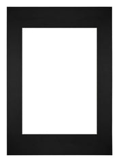 Passe-Partout Photo Frame Size 42x59,4 cm A2 - Photo Size 29,7x42 cm - Black