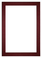 Passe-Partout Photo Frame Size 25x35 cm - Photo Size 15x25 cm - Wine Red