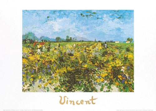 Vincent Van Gogh The Green Vineyard Art Print 70x50cm | Yourdecoration.co.uk