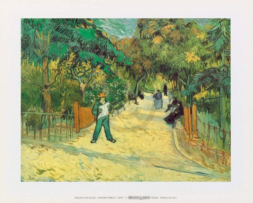 Vincent Van Gogh Giardini Publici Art Print 30x24cm | Yourdecoration.co.uk