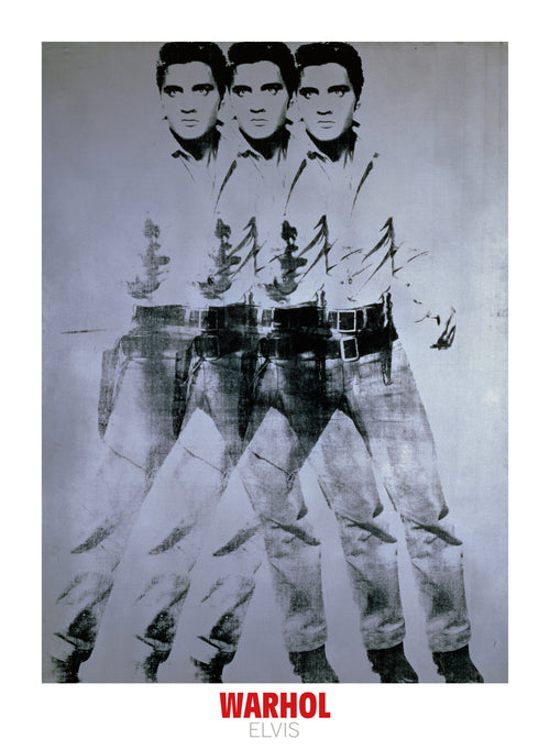 Andy Warhol Elvis 1963 Triple Art Print 66x90cm | Yourdecoration.co.uk