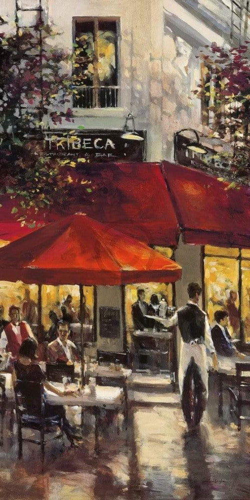 Brent Heighton Tribeca Bar Art Print 40x80cm | Yourdecoration.co.uk