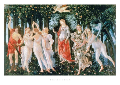 Sandro Botticelli Primavera Art Print 70x50cm | Yourdecoration.co.uk