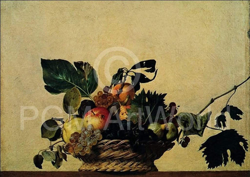 Caravaggio Cesto di frutta Art Print 80x56cm | Yourdecoration.co.uk