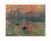 Claude Monet Impression, Sonnenaufgang Art Print 71x56cm | Yourdecoration.co.uk
