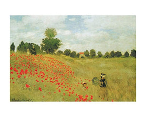 Claude Monet Papaveri Art Print 50x40cm | Yourdecoration.co.uk