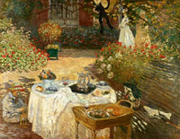 Claude Monet Le DÃ©jeuner Art Print 90x70cm | Yourdecoration.co.uk