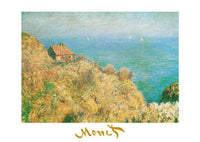 Claude Monet La casa dei doganieri Art Print 70x50cm | Yourdecoration.co.uk