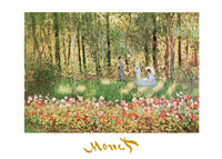 Claude Monet La famille d'artiste Art Print 70x50cm | Yourdecoration.co.uk