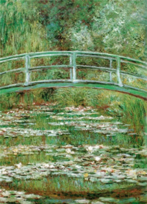 Claude Monet Lo stagno delle ninfee Art Print 60x80cm | Yourdecoration.co.uk