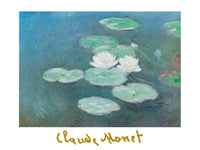 Claude Monet Ninfee nella luce Art Print 80x60cm | Yourdecoration.co.uk