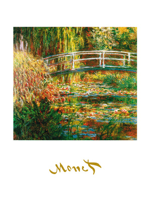 Claude Monet The Waterlily Pond Art Print 50x70cm | Yourdecoration.co.uk