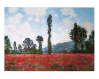 Claude Monet Campo di papaveri Art Print 50x40cm | Yourdecoration.co.uk
