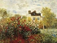 Claude Monet The Artist's Garden Art Print 80x60cm | Yourdecoration.co.uk