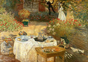 Claude Monet Le Déjeuner Art Print 29.7x21cm | Yourdecoration.co.uk