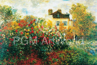 Claude Monet The Artist's Garden Art Print 100x70cm | Yourdecoration.co.uk